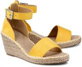 Keil-Sandalette von COX in gelb für Damen. Gr. 38,40,41