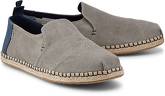 Espadrille Alpargata von TOMS in grau für Herren. Gr. 43,46