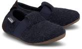 Walk-Hausschuh von Living Kitzbühel in blau für Jungen. Gr. 28,29,30,31,32,33,34,35