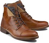 Schnür-Boots von COX in braun für Herren. Gr. 41,42,43,44,45,46