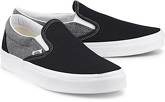 Classic Slip-On von Vans in schwarz für Herren. Gr. 43,44