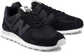 Retro-Sneaker 574 von New Balance in schwarz für Herren. Gr. 42 1/2