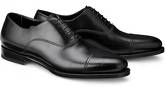 Oxford-Schnürer von Santoni in schwarz für Herren. Gr. 45 1/3