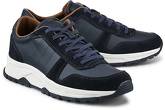 Leder-Sneaker Runner von Tommy Hilfiger in blau für Herren. Gr. 42,43