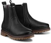 Chelsea-Boots von Bisgaard in schwarz für Jungen. Gr. 34,36