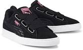 Suede Heart Uprising von Puma in schwarz für Mädchen. Gr. 37,37 1/2,38,38 1/2,39,40,40 1/2,41