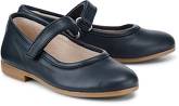 Leder-Ballerina von Micio in blau für Mädchen. Gr. 28,29,30,31,32,33,34,35