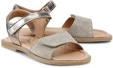 Klett-Sandale von Clic in gold für Mädchen. Gr. 30,31,32,34,35