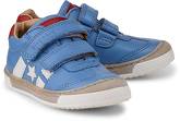 Klett-Lederschuhe von Bisgaard in blau für Mädchen. Gr. 27,28,30,31,32