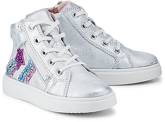 Glitzer-Sneaker von Richter in silber für Mädchen. Gr. 26,29,30,31,32