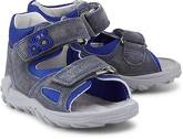 Lauflern-Sandale Flow von Superfit in grau für Jungen. Gr. 25