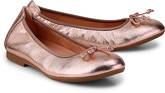 Leder-Ballerina Casia von Unisa in bronze für Mädchen. Gr. 34,35,36,37,38,39,40