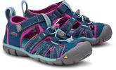 Sandale Seacamp Ii von Keen in blau für Mädchen. Gr. 26,28,29,30,31,33,34,35,36