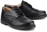Anlass-Schnürschuh von Sabalin in schwarz für Jungen. Gr. 31,32,33,34,35,36,37,38,39,40,41