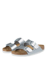 Birkenstock Sandalen Arizona silber