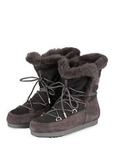 Moon Boot Moon Boots Far Side High Shearling grau