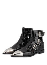 Alexander Mcqueen Biker-Boots schwarz