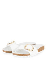 Birkenstock Pantoletten Madrid Big Buckle weiss