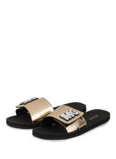 Michael Kors Pantoletten Mk Slide gold