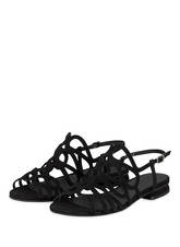 Elvio Zanon Sandalen Camoscio schwarz