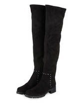 Unisa Overknee-Stiefel schwarz