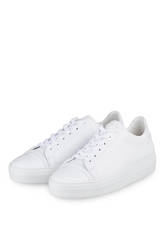 Nubikk Pleateau-Sneaker weiss