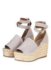 Chloé Wedges Lauren grau