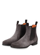 Santoni Chelsea-Boots Mars grau