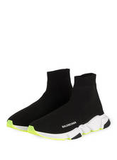 Balenciaga Hightop-Sneaker Speed Trainer schwarz