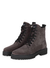 Nubikk Schnürboots Logan Harbor Suede grau