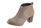 CITY WALK Schnürstiefelette taupe