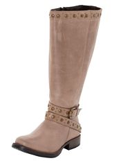 XL-Weitschaftstiefel taupe