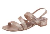 s.Oliver RED LABEL Riemchensandalette rosa metallic