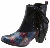 Gemini Stiefelette marine gemustert