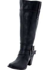 XL-XXL Weitschaftstiefel schwarz