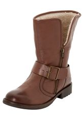 sheego Casual Robuste Stiefelette braun