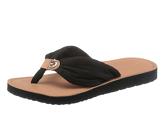 TOMMY HILFIGER Zehentrenner LEATHER FOOTBED BEACH SANDAL