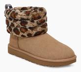 UGG Schlupfboots Fluff Mini Quilted Leopard