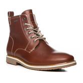 Stiefelette, Rindleder warmgefüttert, cognac