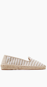 Espadrilles im gestreiften Web-Look