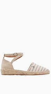 Sandale im Espadrilles-Look