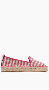 Espadrilles mit hoher Bast-Sohle