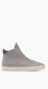 High Top-Sneaker in Reptik-Optik