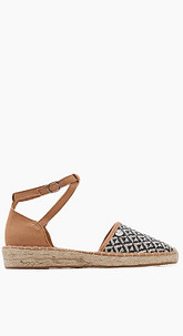 Ethno-Sandale im Espadrilles-Look