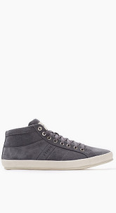 High Top-Sneaker aus feinem Verlousleder
