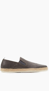Slipper aus softem Nubukleder