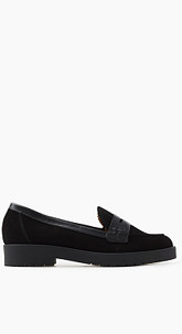 Loafer aus Leder mit robuster Sohle