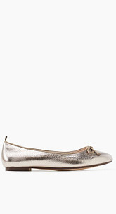 Klassischer Ballerina im Metallic-Look