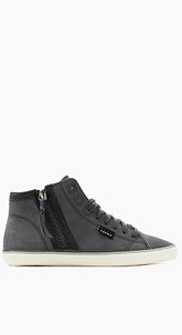 High Top-Sneaker in Nubuk-Optik
