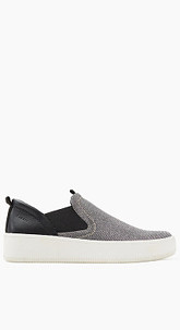 Slip On-Sneaker mit Glitter